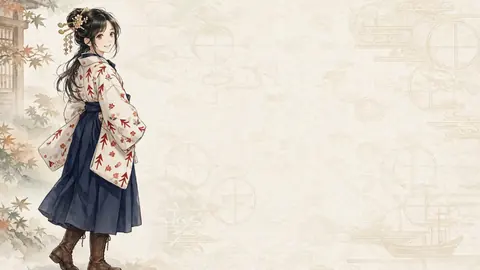 明治大正袴姿015 thumbnail