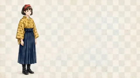 明治大正袴姿017 thumbnail