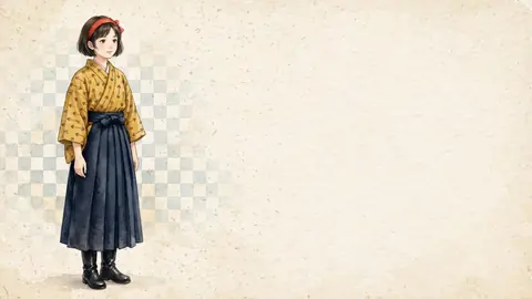 明治大正袴姿040 thumbnail