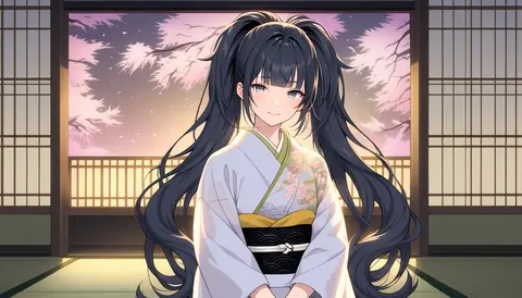 着物女性フラットイラスト AI Art Preview 004 thumbnail