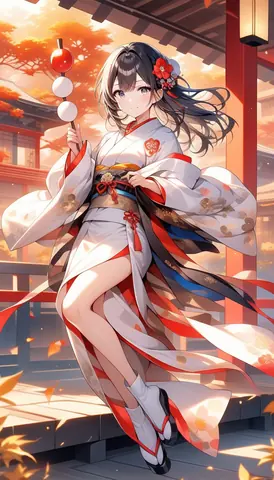着物女性フラットイラスト AI Art Preview 005 thumbnail