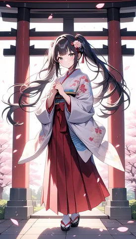 着物女性フラットイラスト AI Art Preview 010 thumbnail