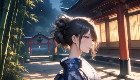 着物女性フラットイラスト AI Art Preview 016 thumbnail