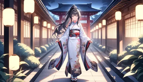 着物女性フラットイラスト AI Art Preview 018 thumbnail