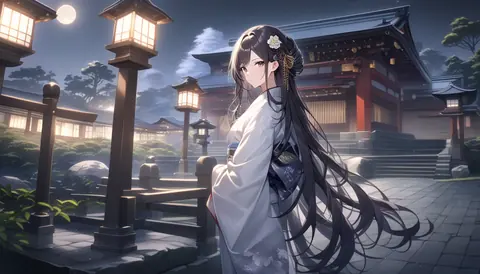 着物女性フラットイラスト AI Art Preview 032 thumbnail