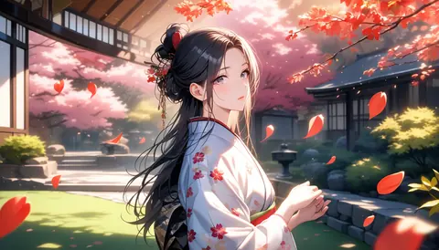 着物女性フラットイラスト AI Art Preview 036 thumbnail