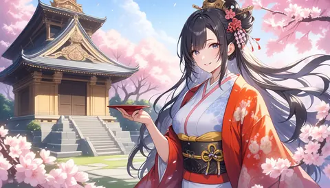 着物女性フラットイラスト AI Art Preview 038 thumbnail