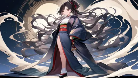 着物女性フラットイラスト AI Art Preview 041 thumbnail