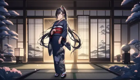 着物女性フラットイラスト AI Art Preview 044 thumbnail