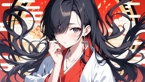 着物女性フラットイラスト AI Art Preview 046 thumbnail