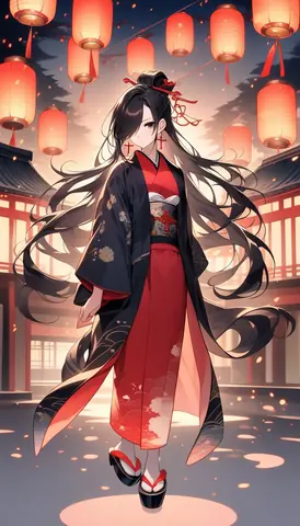 着物女性フラットイラスト AI Art Preview 057 thumbnail