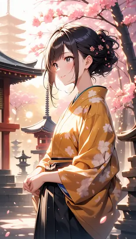 着物女性フラットイラスト AI Art Preview 067 thumbnail