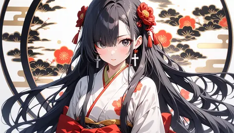 着物女性フラットイラスト AI Art Preview 068 thumbnail