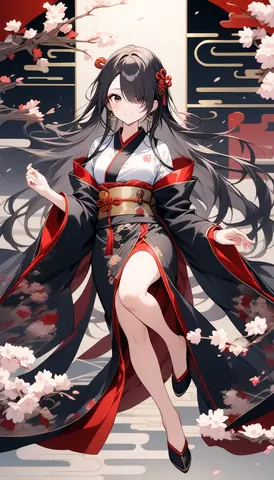 着物女性フラットイラスト AI Art Preview 069 thumbnail