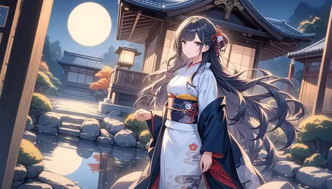 着物女性フラットイラスト AI Art Preview 075 thumbnail
