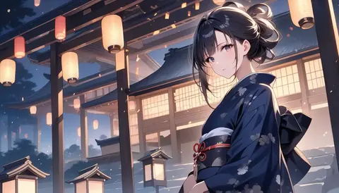 着物女性フラットイラスト AI Art Preview 081 thumbnail