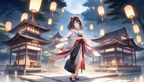 着物女性フラットイラスト AI Art Preview 085 thumbnail