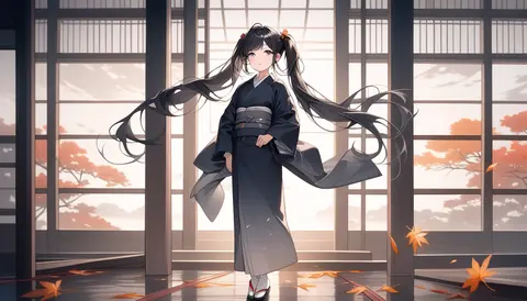 着物女性フラットイラスト AI Art Preview 088 thumbnail