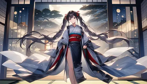 着物女性フラットイラスト AI Art Preview 094 thumbnail