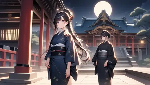着物女性フラットイラスト AI Art Preview 103 thumbnail
