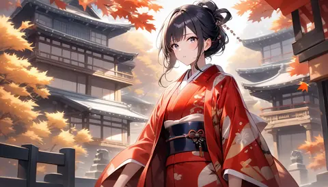 着物女性フラットイラスト AI Art Preview 104 thumbnail