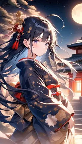着物女性フラットイラスト AI Art Preview 129 thumbnail