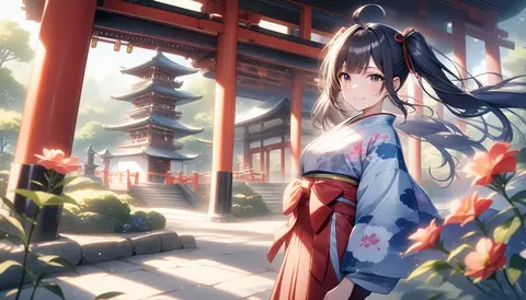 着物女性フラットイラスト AI Art Preview 132 thumbnail