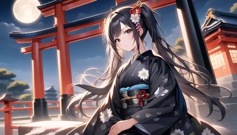 着物女性フラットイラスト AI Art Preview 141 thumbnail