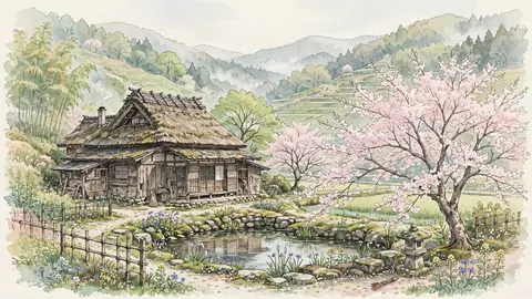 茅葺きの古民家 thumbnail