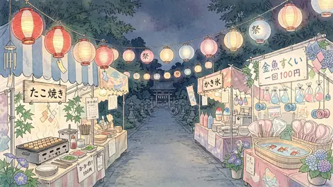 夜の縁日 thumbnail