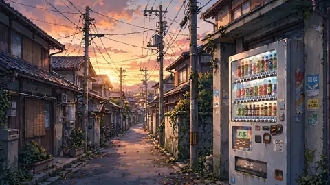 japanese_alley_sunset thumbnail