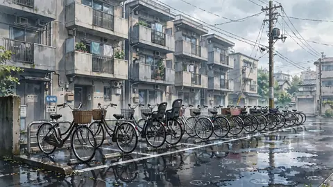 rainy_morning_bike_parking thumbnail