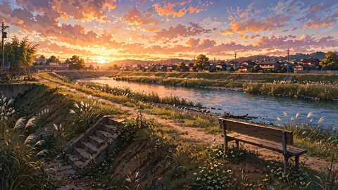 riverbank_sunset_bench thumbnail