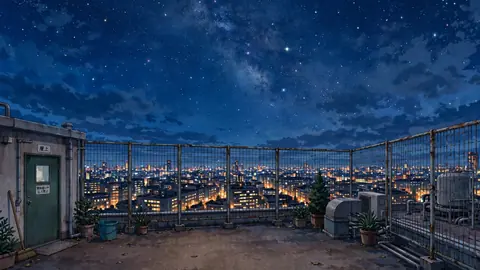 school_rooftop_starry_night thumbnail
