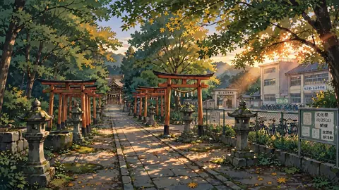 shrine_path_sunset thumbnail