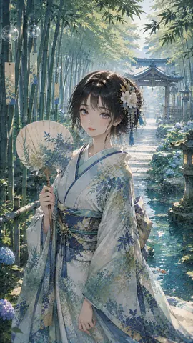 竹林の巫女と風鈴の小径 thumbnail