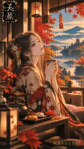 紅葉の茶屋で過ごすひととき thumbnail