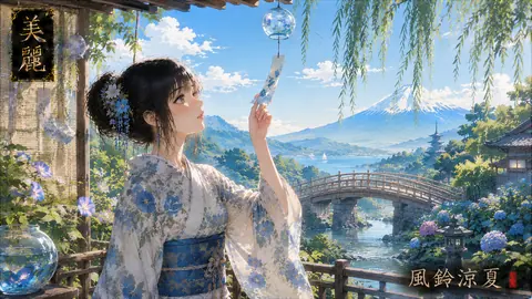 風鈴涼夏、日本庭園のひととき thumbnail