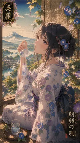 朝顔の風と夏の縁側 thumbnail