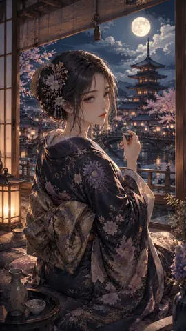 月夜に佇む晩酌の乙女 thumbnail