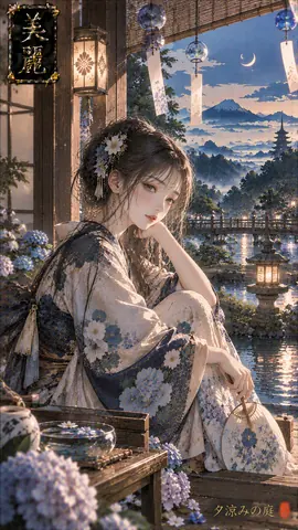 美麗な夕涼みの庭 thumbnail