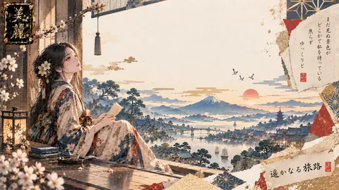 幻想美麗な和風遠景と旅路 thumbnail