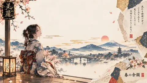 美麗の余韻、春景色 thumbnail