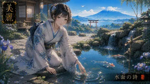 水面に咲く美麗の庭 thumbnail