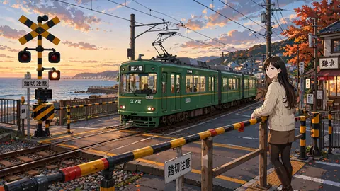 04_kamakura_enoden_sunset thumbnail
