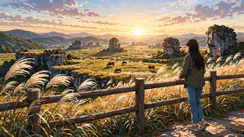 065_shikoku_karst_sunset thumbnail