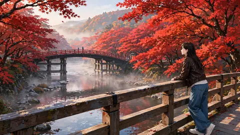 12_korankei_maple_bridge thumbnail