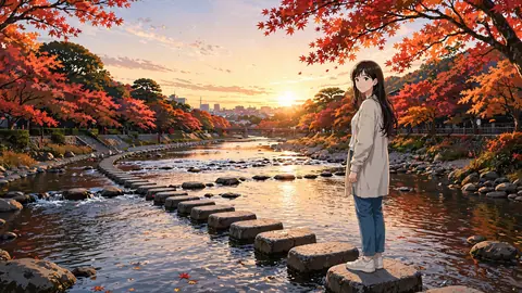 50_kamo_river_sunset thumbnail