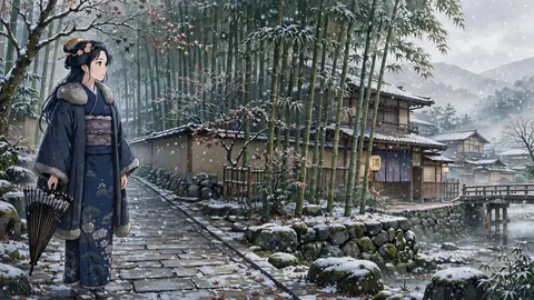 初冬の竹林 thumbnail