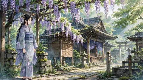 初夏の藤の花 thumbnail
